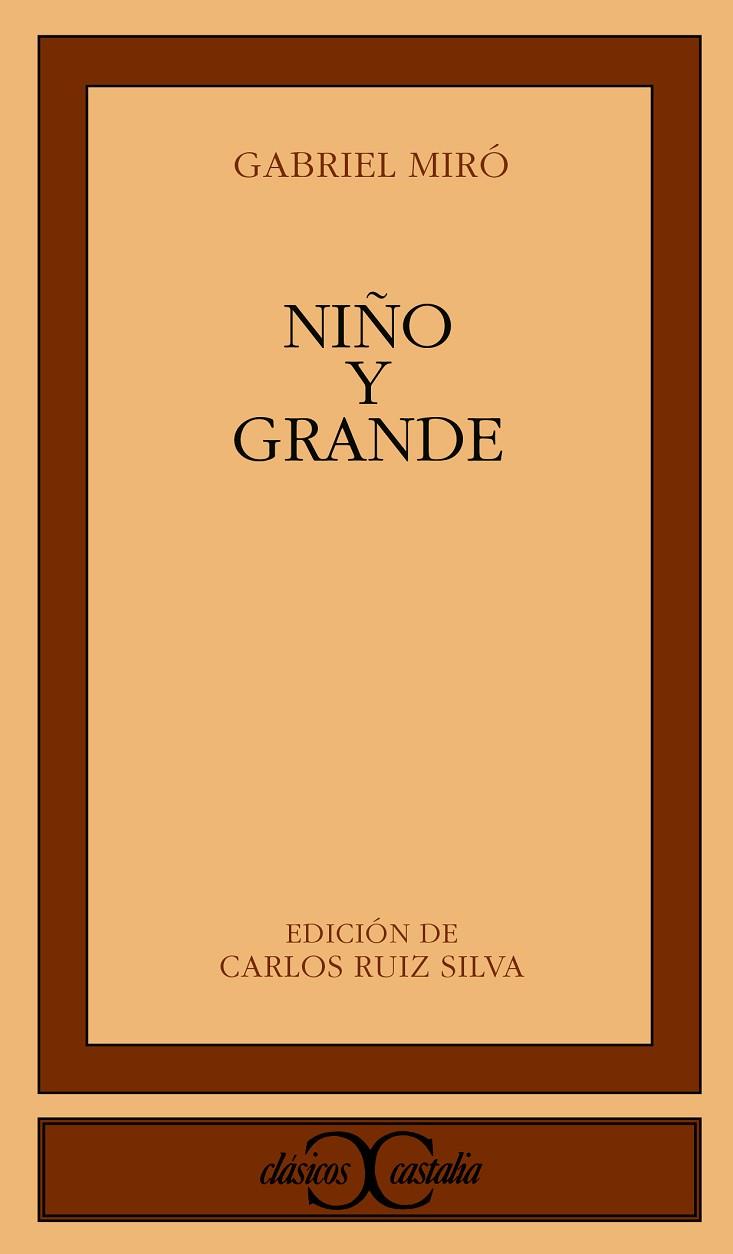 NIÑO Y GRANDE | 9788470395154 | MIRO, GABRIEL | Cooperativa Cultural Rocaguinarda