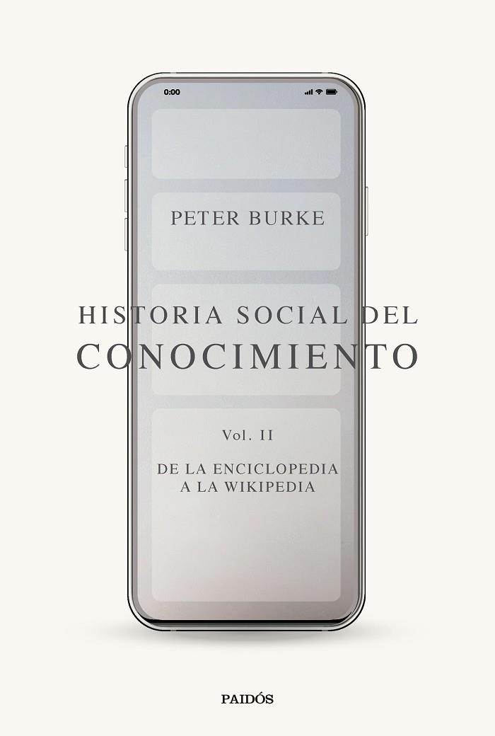 HISTORIA SOCIAL DEL CONOCIMIENTO VOL. II | 9788449341991 | BURKE, PETER | Cooperativa Cultural Rocaguinarda