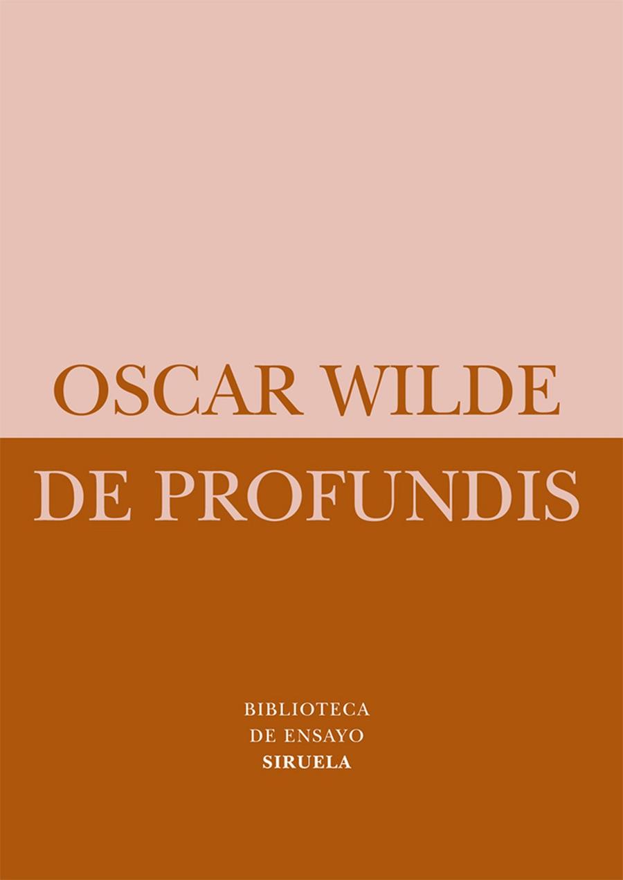 DE PROFUNDIS | 9788498414493 | WILDE, OSCAR | Cooperativa Cultural Rocaguinarda