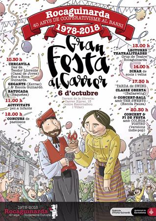 GRAN FESTA AL CARRER, 6 D'OCTUBRE | Cooperativa Cultural Rocaguinarda