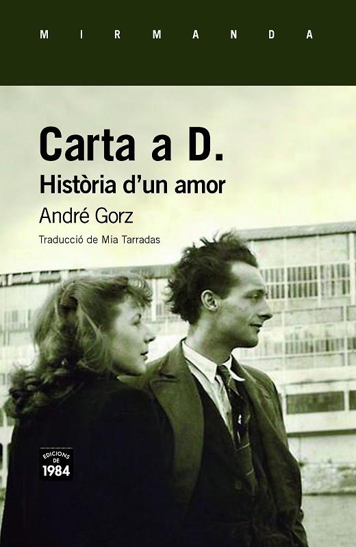 CARTA A D. | 9788416987603 | GORZ, ANDRÉ | Cooperativa Cultural Rocaguinarda