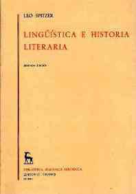 LINGUISTICA E HISTORIA LITERARIA | 9788424901417 | SPITZER, LEO | Cooperativa Cultural Rocaguinarda