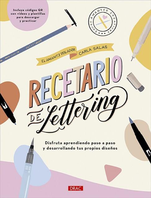 RECETARIO DE LETTERING | 9788498747232 | SALAS, CARLA | Cooperativa Cultural Rocaguinarda