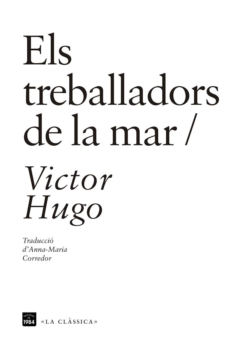 ELS TREBALLADORS DE LA MAR | 9788416987115 | HUGO, VICTOR | Cooperativa Cultural Rocaguinarda