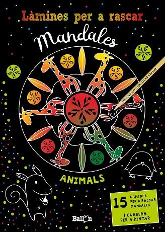 LÀMINES PER A RASCAR MANDALES - ANIMALS | 9789403213569 | BALLON | Cooperativa Cultural Rocaguinarda