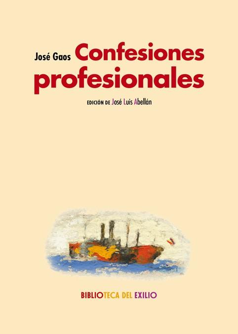 CONFESIONES PROFESIONALES | 9788417550134 | GAOS, JOSÉ | Cooperativa Cultural Rocaguinarda