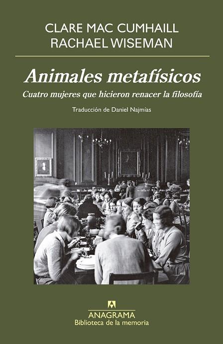 ANIMALES METAFÍSICOS | 9788433922250 | MAC CUMHAILL, CLARE/WISEMAN, RACHAEL | Cooperativa Cultural Rocaguinarda