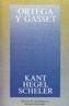 KANT, HEGEL, SCHELER | 9788420641232 | ORTEGA Y GASSET, JOSE | Cooperativa Cultural Rocaguinarda