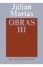 OBRAS JULIAN MARIAS III | 9788429262032 | MARIAS | Cooperativa Cultural Rocaguinarda