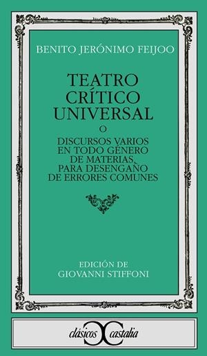 TEATRO CRITICO UNIVERSAL | 9788470394690 | FEIJOO, BENITO JERONIMO | Cooperativa Cultural Rocaguinarda