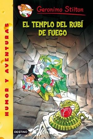 EL TEMPLO DEL RUBÍ DE FUEGO | 9788408007982 | GERONIMO STILTON | Cooperativa Cultural Rocaguinarda