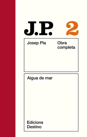 OBRA COMPLETA DE JOSEP PLA VOLUM 2 3¦ ED. | 9788423304615 | PLA, JOSEP | Cooperativa Cultural Rocaguinarda