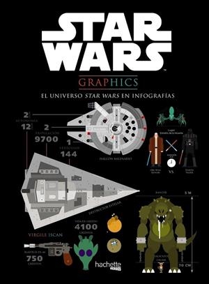 STAR WARS GRAPHICS. EL UNIVERSO STAR WARS EN INFOGRAFÍAS | 9788416857029 | HACHETTE HEROES | Cooperativa Cultural Rocaguinarda