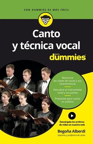 CANTO Y TéCNICA VOCAL PARA DUMMIES | 9788432903663 | ALBERDI DE MIGUEL, BEGOñA | Cooperativa Cultural Rocaguinarda