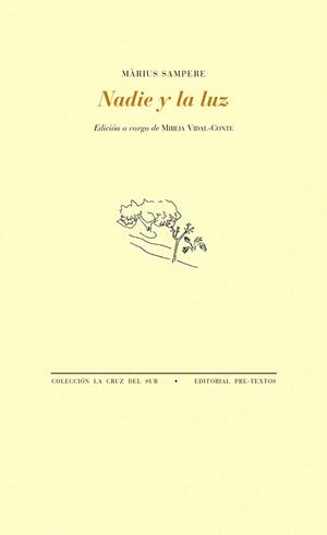 NADIE Y LA LUZ | 9788416906598 | SAMPERE I PASARELL, MÀRIUS | Cooperativa Cultural Rocaguinarda