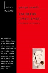 ESCRITOS (1940-1948) | 9788480634748 | ORWELL, GEORGE | Cooperativa Cultural Rocaguinarda