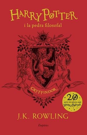 HARRY POTTER I LA PEDRA FILOSOFAL (GRYFFINDOR) | 9788417016678 | ROWLING, J.K. | Cooperativa Cultural Rocaguinarda