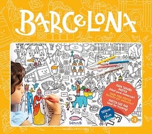 BARCELONA, MAPA PARA COLOREAR | 9788484788003 | MIYASHIRO, LAURA/BUSSETTI, GIUDITTA | Cooperativa Cultural Rocaguinarda