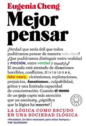 MEJOR PENSAR | 9788418733451 | CHENG, EUGENIA | Cooperativa Cultural Rocaguinarda