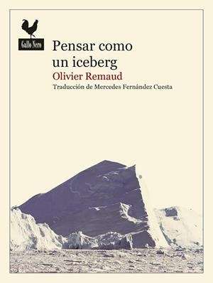 PENSAR COMO UN ICEBERG | 9788416529971 | REMAUD, OLIVIER | Cooperativa Cultural Rocaguinarda