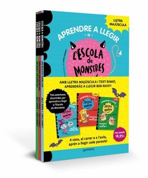 PACK APRENDRE A LLEGIR A L'ESCOLA DE MONSTRES (LLIBRES 1-3) | 9788419169990 | RIPPIN, SALLY | Cooperativa Cultural Rocaguinarda