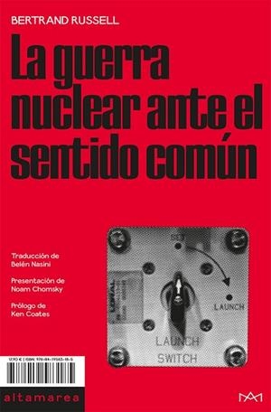 GUERRA NUCLEAR ANTE EL SENTIDO COMÚN, LA | 9788419583185 | RUSSELL, BERTRAND | Cooperativa Cultural Rocaguinarda