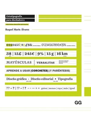 ORTOTIPOGRAFÍA PARA DISEÑADORES | 9788425234712 | MARÍN ÁLVAREZ, RAQUEL | Cooperativa Cultural Rocaguinarda