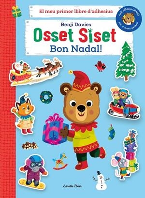 OSSET SISET. EL MEU PRIMER LLIBRE D'ADHESIUS. BON NADAL! | 9788413895505 | DAVIES, BENJI | Cooperativa Cultural Rocaguinarda