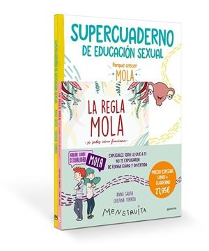 PACK APRENDE CON MENSTRUITA (LA REGLA MOLA + SUPERCUADERNO DE EDUCACIÓN SEXUAL) | 9788419975041 | SALVIA, ANNA | Cooperativa Cultural Rocaguinarda