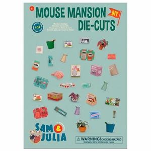 MOUSE MANSION DIE-CUTS - SAM & JULIA | 8720828124451 | AA.VV | Cooperativa Cultural Rocaguinarda