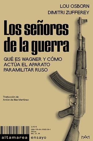 SEÑORES DE LA GUERRA, LOS | 9788419583581 | OSBORN, LOU/ZUFFEREY, DIMITRI | Cooperativa Cultural Rocaguinarda