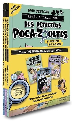 PACK APRÈN A LLEGIR AMB... ELS DETECTIUS POCA-ZOOLTES! 1-3. EN LLETRA MAJÚSCULA | 9788413897998 | BENEGAS, MAR | Cooperativa Cultural Rocaguinarda