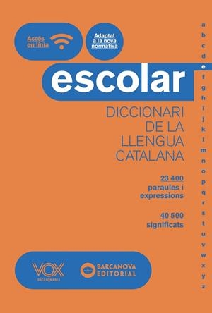DICCIONARI ESCOLAR DE LA LLENGUA CATALANA VOX-BARCANOVA | 9788499742830 | VOX EDITORIAL | Cooperativa Cultural Rocaguinarda