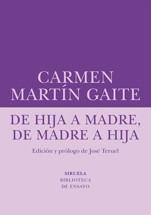 DE HIJA A MADRE, DE MADRE A HIJA | 9788410415270 | MARTÍN GAITE, CARMEN | Cooperativa Cultural Rocaguinarda