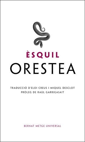 ORESTEA | 9788498594515 | ÈSQUIL | Cooperativa Cultural Rocaguinarda