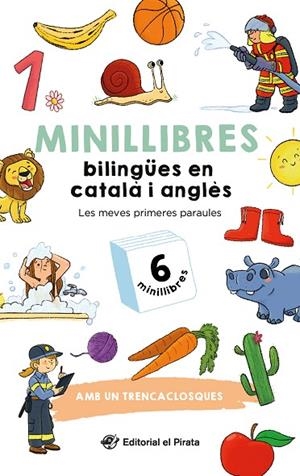 MINILLIBRES BILINGÜES EN CATALÀ I ANGLÈS - LES MEVES PRIMERES PARAULES | 9788419912459 | DEL PIRATA, EDICIONS | Cooperativa Cultural Rocaguinarda