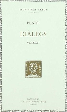 DIALÈGS, VOL. I: DEFENSA DE SÒCRATES. CRITÓ. EUTÍFRON. LAQUES | 9788472259034 | PLATÓ | Cooperativa Cultural Rocaguinarda