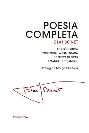 POESIA COMPLETA | 9791387757144 | BONET, BLAI | Cooperativa Cultural Rocaguinarda
